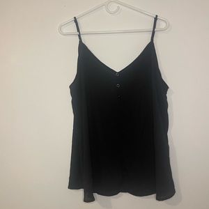 Plus Size: Black Cami Top